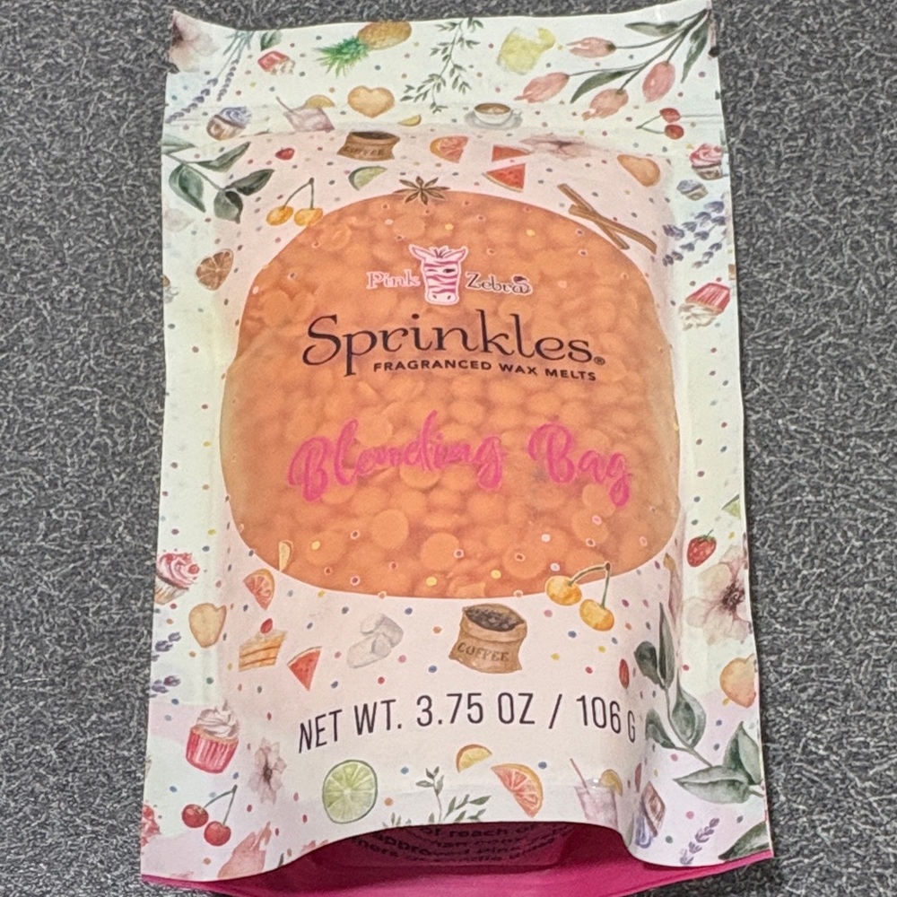 Pink Zebra Sprinkles Wax Melts - Christmas Orange